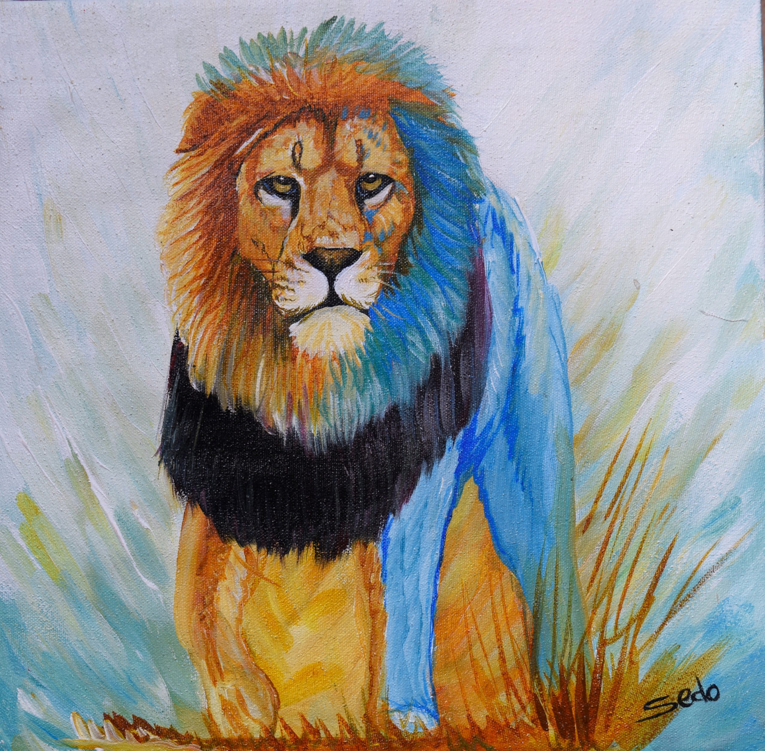Lion Abstract - Tanzania School Foundation