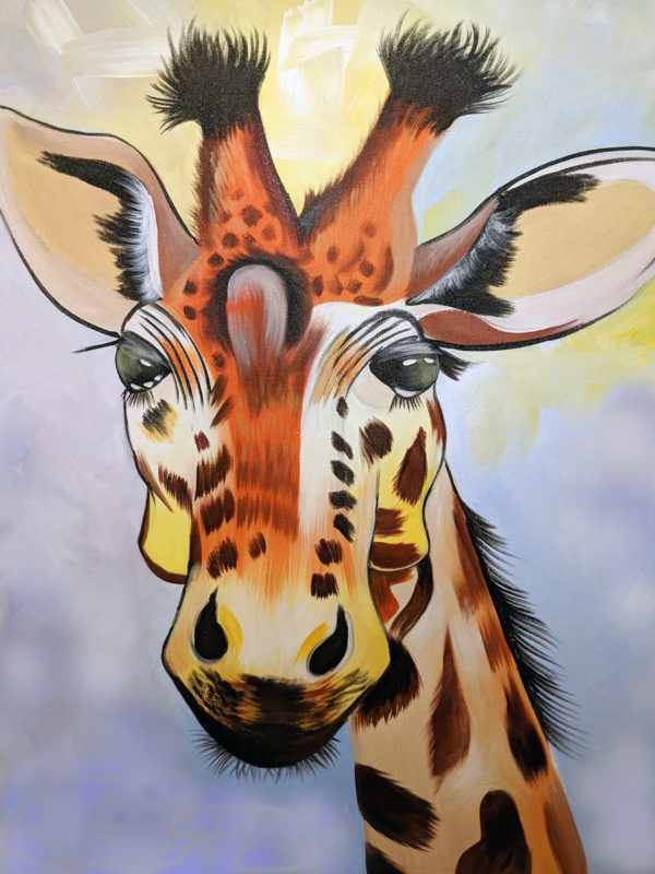 Giraffe Artwork Print