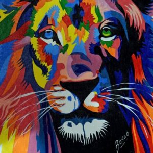 Abstract Lion