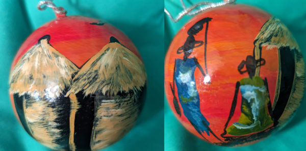 Masai Christmas Ornament