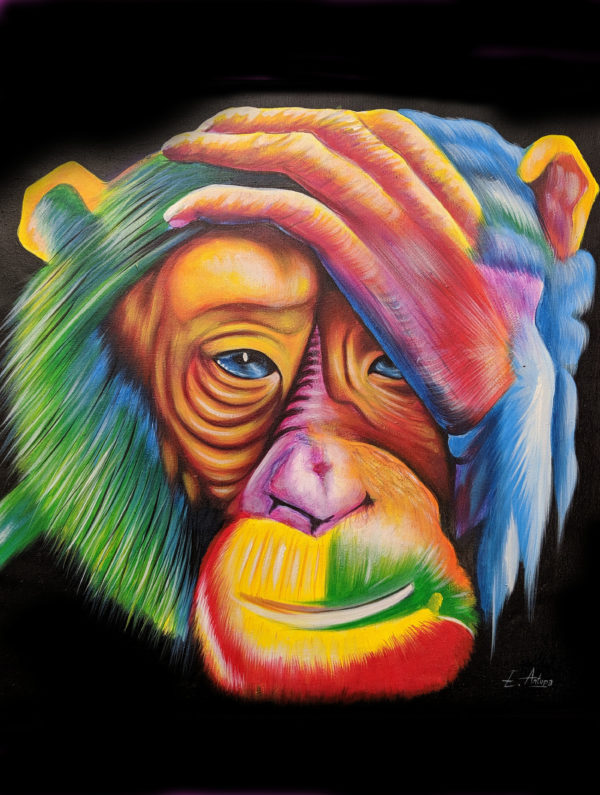 Colorful Chimp