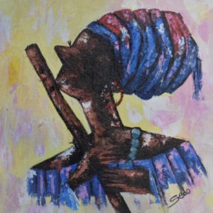 Abstract African Woman