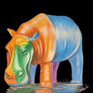 Hippo Standing