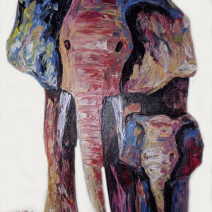 White Elephant Print
