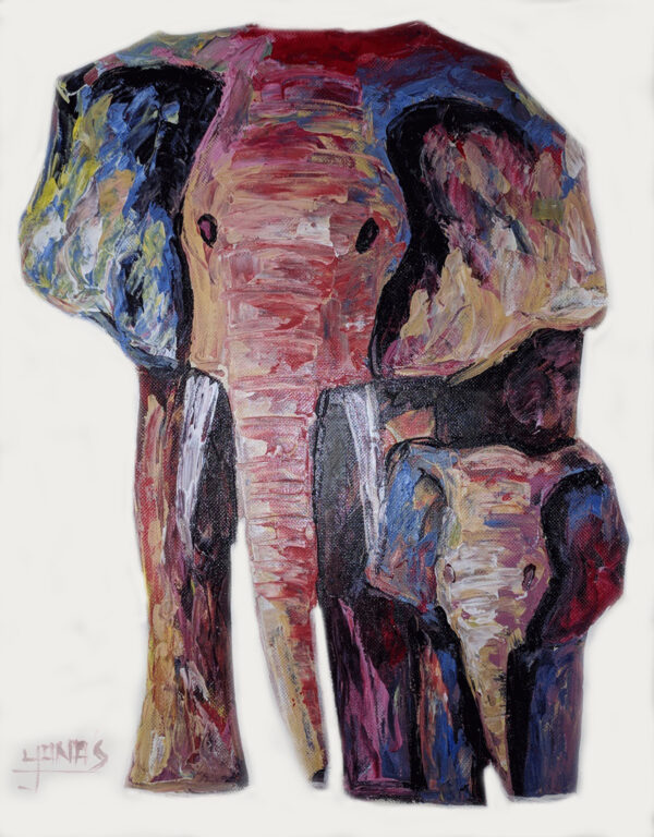 White Elephant Print