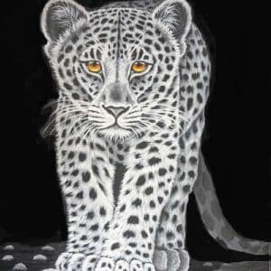 Leopard Cub Painting