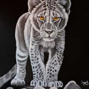 Lion Cub Painting